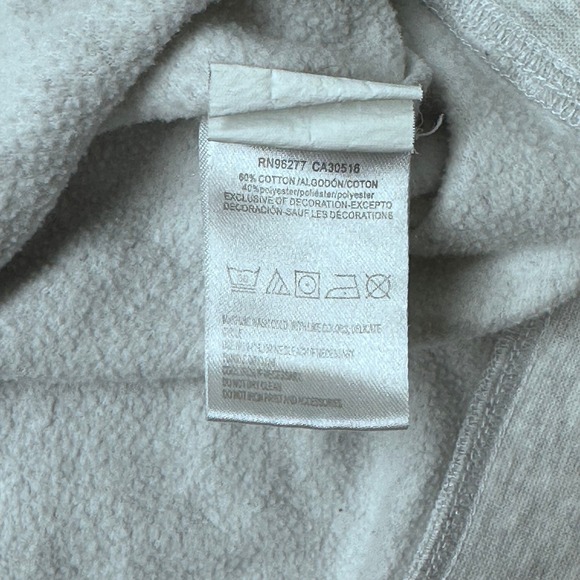 Vans Off The Wall Grey Palm Tree Graphic Hoodie Sweatshirt XL - Picture 9 of 11